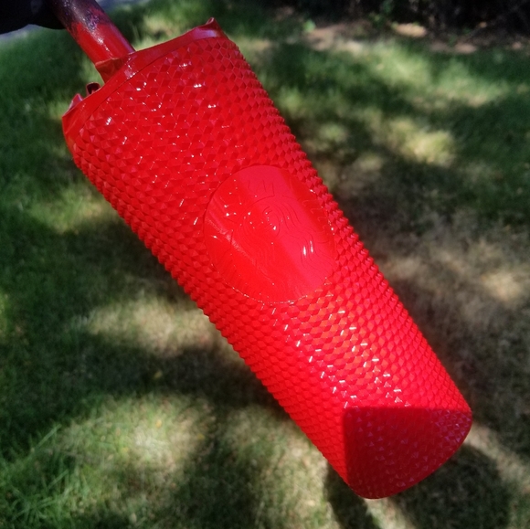 🆕️Starbucks, Custom, Apple Red Studded Tumbler - Picture 2 of 10